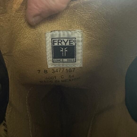 Frye Melissa Button Black Leather Riding Pull-On Boots Size 7 – Minor Wear - Picture 13 of 13